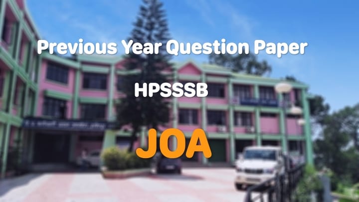 JOA Post Code 556 Himachal Pradesh 2017